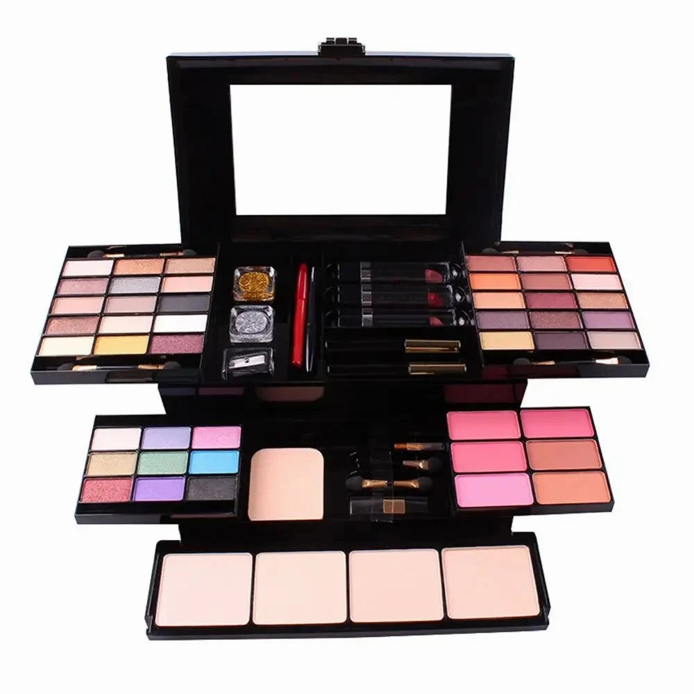 MISS ROSE Makeup Set Box Professional Waterproof Eye Shadow Lip Gloss Blusher Foundation Powder Kit Christmas Gifts Cosmetics