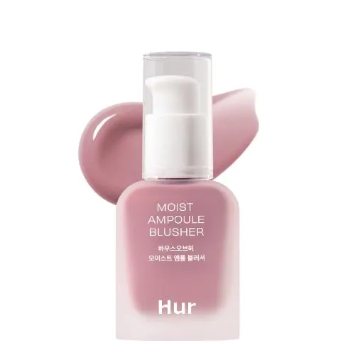 Moist Ampoule Blusher with 50% Moisture Essence | Hydrating & Long-Lasting Blush | 0.68fl.oz (9 Shades) - Lavender Flush