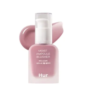 Moist Ampoule Blusher with 50% Moisture Essence | Hydrating & Long-Lasting Blush | 0.68fl.oz (9 Shades) - Lavender Flush