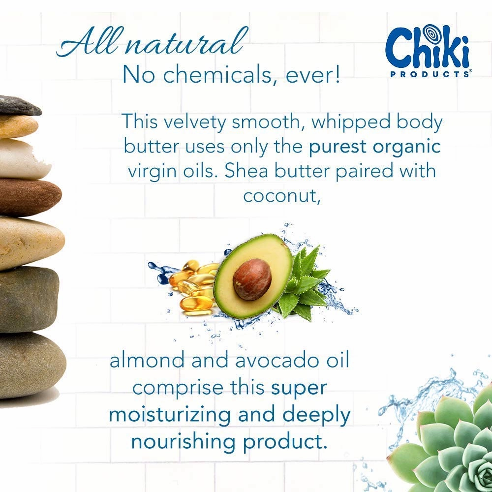 Moisturizing Shea Whipped Body Butter 100% All Natural, No Chemicals (Lavender Geramium), 2 Ounces