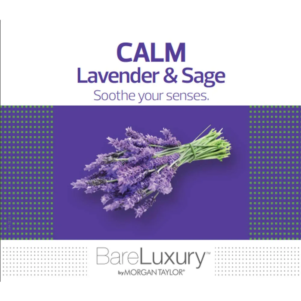 Morgan Taylor BareLuxury Calm Lavender & Sage Masque Jar, 8 oz – Soothing & Hydrating Pedi/Mani Mask with Lavender & Sage for Relaxed, Rejuvenated Skin