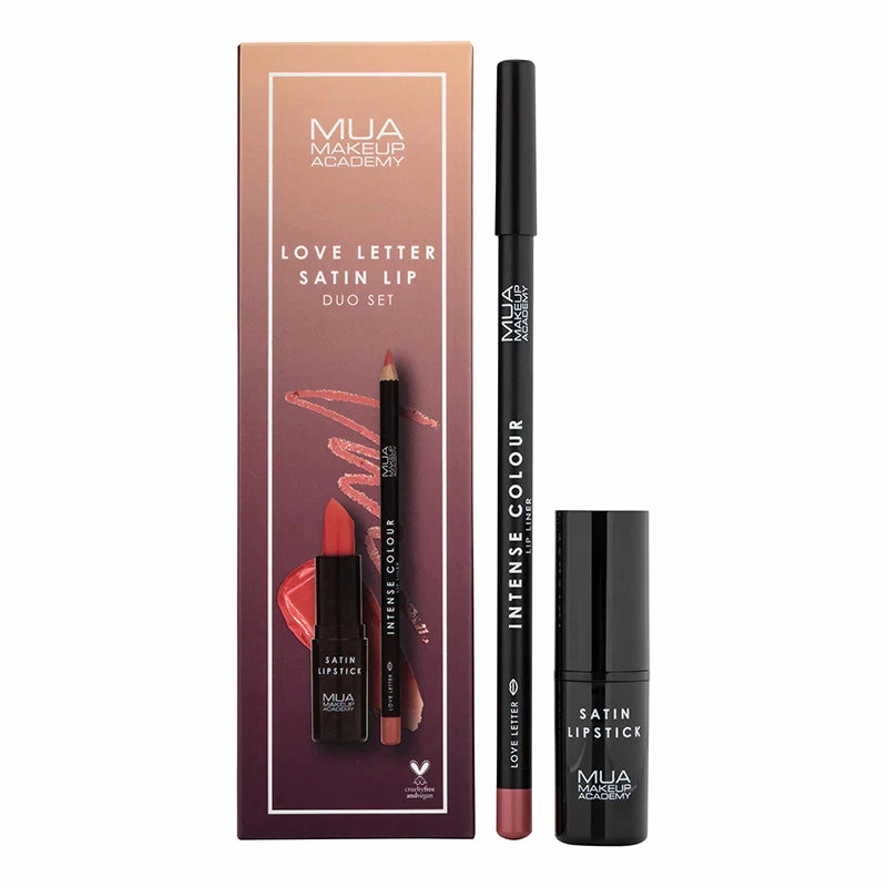 MUA Love Letter Satin Lip Duo Set
