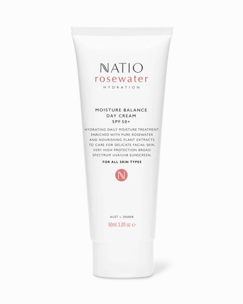 Natio Rosewater Hydration Balance Day Cream Spf 50  90ml