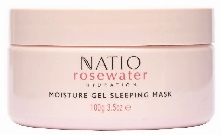 Natio Rosewater Hydration Moisture Gel Sleeping Mask 100g
