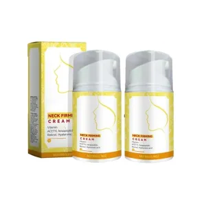 Neck Cream, Collagen, Acid Neck Firming Cream- Anti-Aging Moisturizer Cream For Tightening For Women & Men On Neck Lifting, Wrinkle & Hydrating 1.7 FL OZ(2Count (Pack of 2))