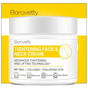 Neck Tightening Cream, Neck Cream, Anti Wrinkle Face Cream for Firming and Lifting, Skin Tightening Cream for Face, Neck, Chest & Décolleté, Smoothing Look of Wrinkles & Fine Lines.