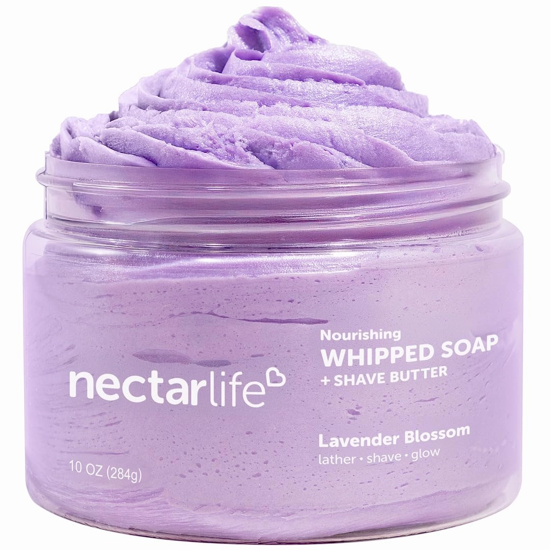 Nectar Life Whipped Soap and Shave Butter (10 Ounce, Lavender)