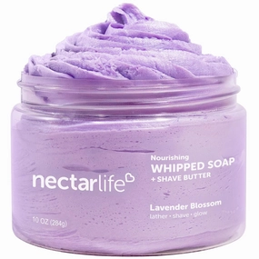 Nectar Life Whipped Soap and Shave Butter (10 Ounce, Lavender)