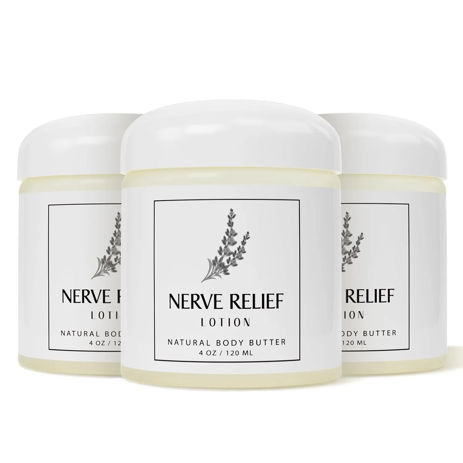 Neuropathy Cream, Magnesium Cream for Neuropathy, Nerve Relief Lotion for Feet Hand Nerve Neuropathy No Greasy Body Lotion Cream with Natrural Ingredients For Soothing Body Day Night, Lavender