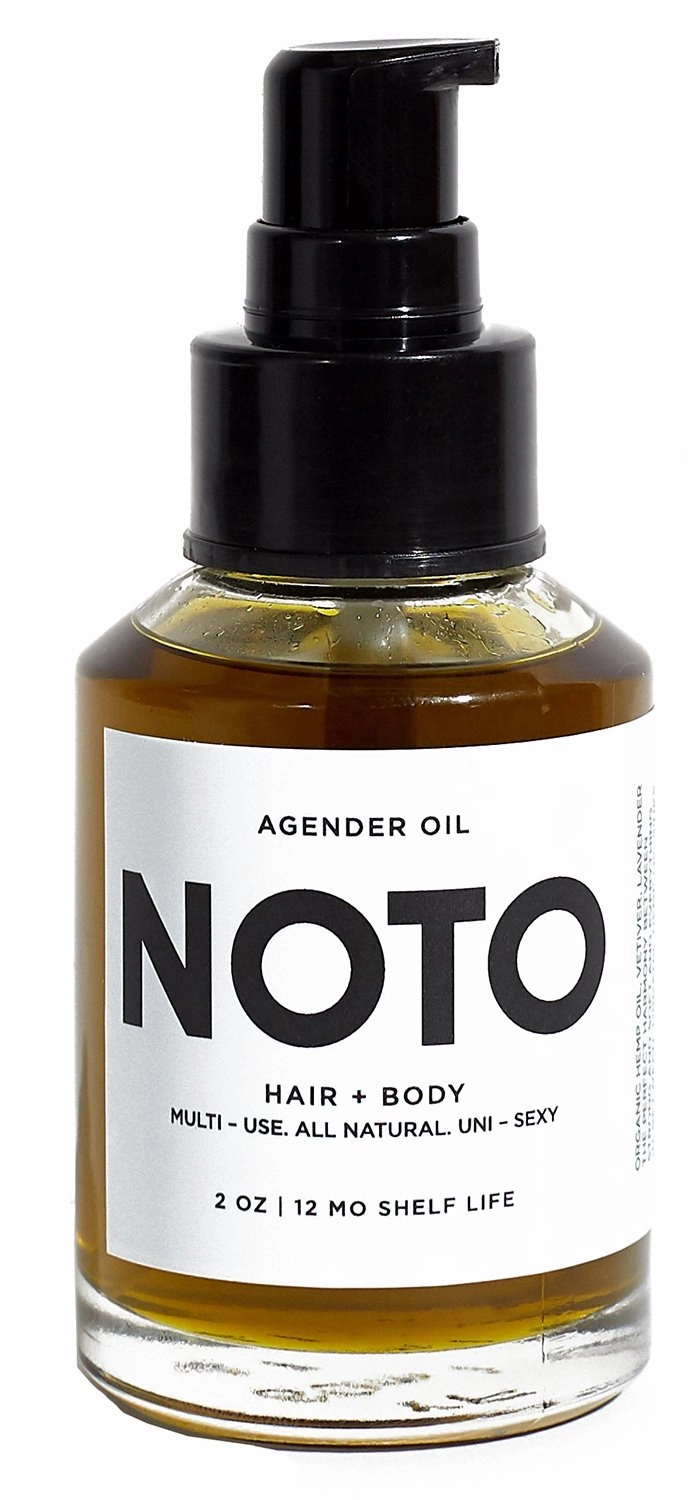 NOTO Botanics - Natural & Vegan Agender Oil Anywhere (Face   Body) | Clean, Natural, Non-Toxic Beauty (2 oz | 60 ml)