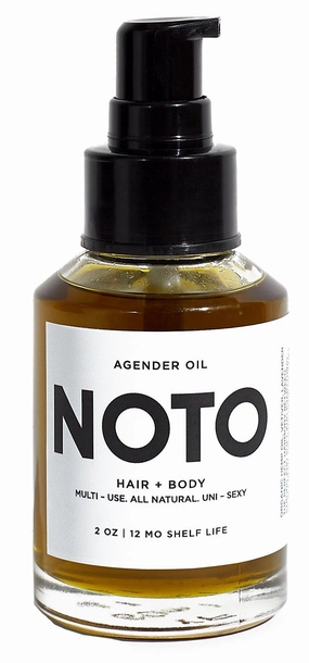 NOTO Botanics - Natural & Vegan Agender Oil Anywhere (Face   Body) | Clean, Natural, Non-Toxic Beauty (2 oz | 60 ml)