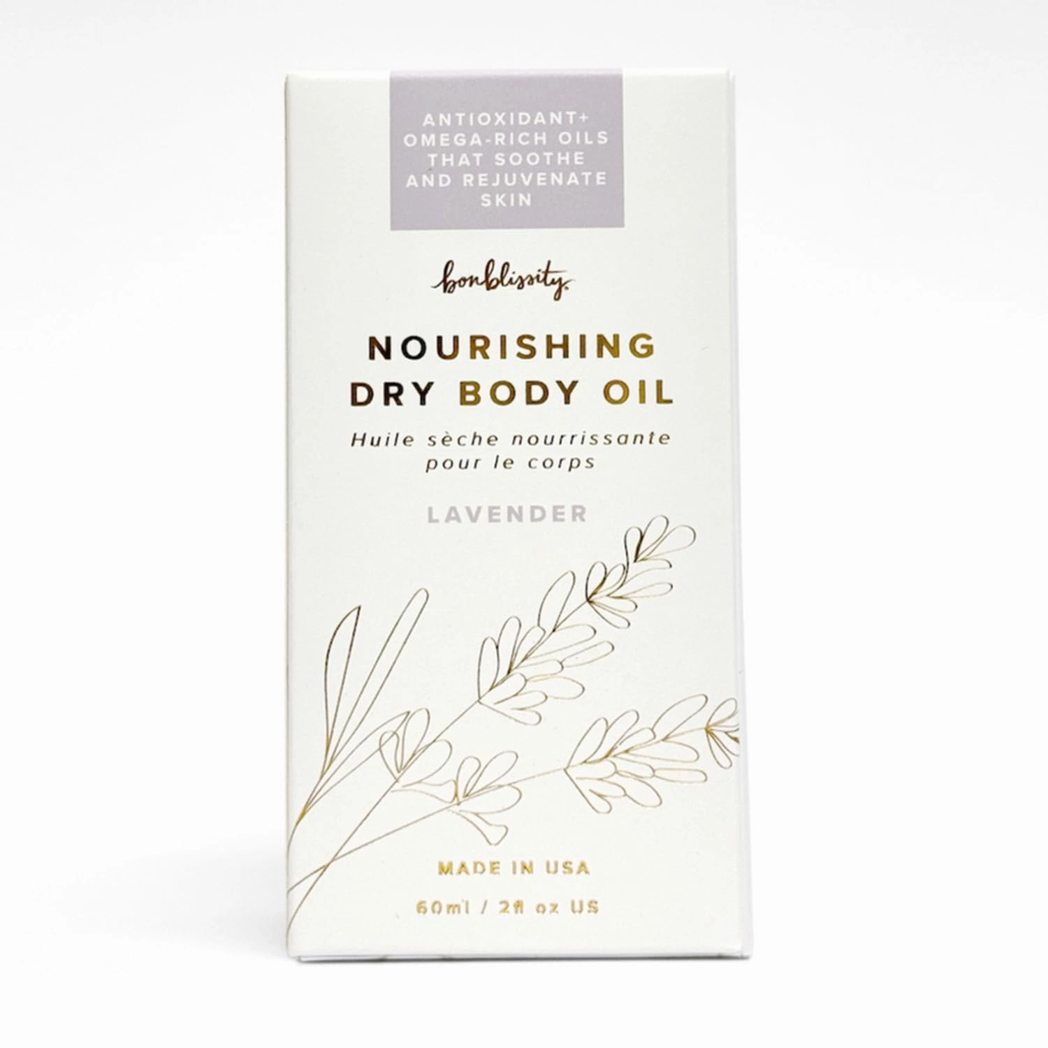 Nourishing Body Oils for Women, 2oz Travel Size - Lavender Scented Body Oil, Non-Greasy Non-Comedogenic, Vitamin E Hydrating Moisturizer for Men and Women with Dry or Sensitive Skin