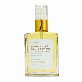 Nourishing Body Oils for Women, 2oz Travel Size - Lavender Scented Body Oil, Non-Greasy Non-Comedogenic, Vitamin E Hydrating Moisturizer for Men and Women with Dry or Sensitive Skin