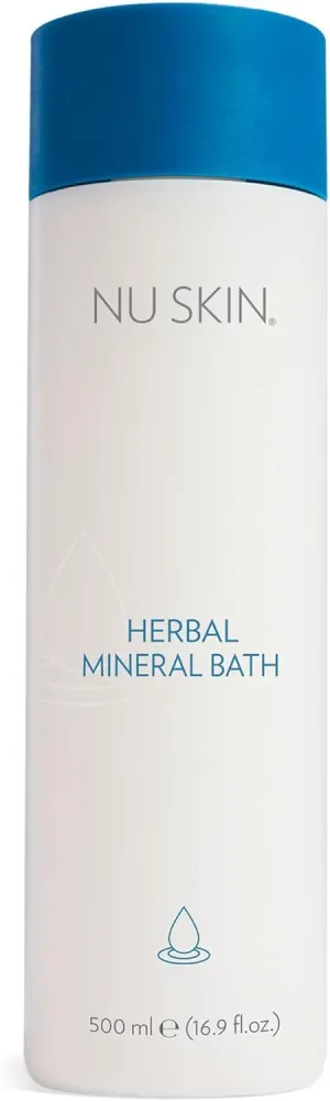 Nu Skin Herbal Mineral Bath | 16.9 Fl Oz | Relaxing Bubble Bath for Adults | Soap-Free Formula | 21 Herbal Extracts for Soothing Hydrating & Cleansing