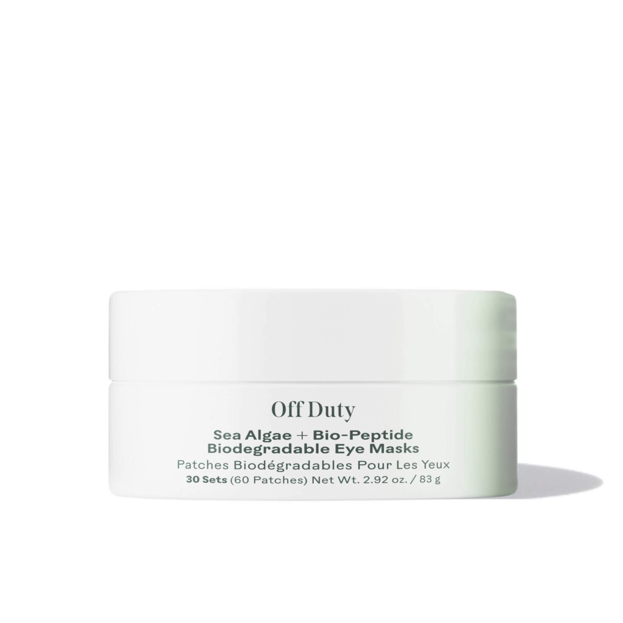 Off Duty Algae   Peptide Smoothing Biodegradable Eye Mask