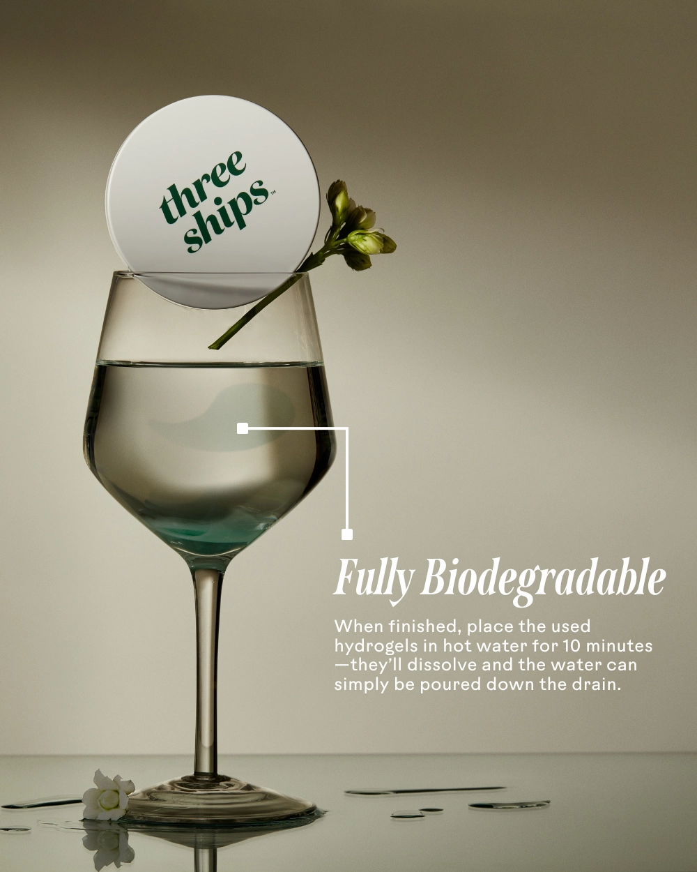 Off Duty Algae   Peptide Smoothing Biodegradable Eye Mask