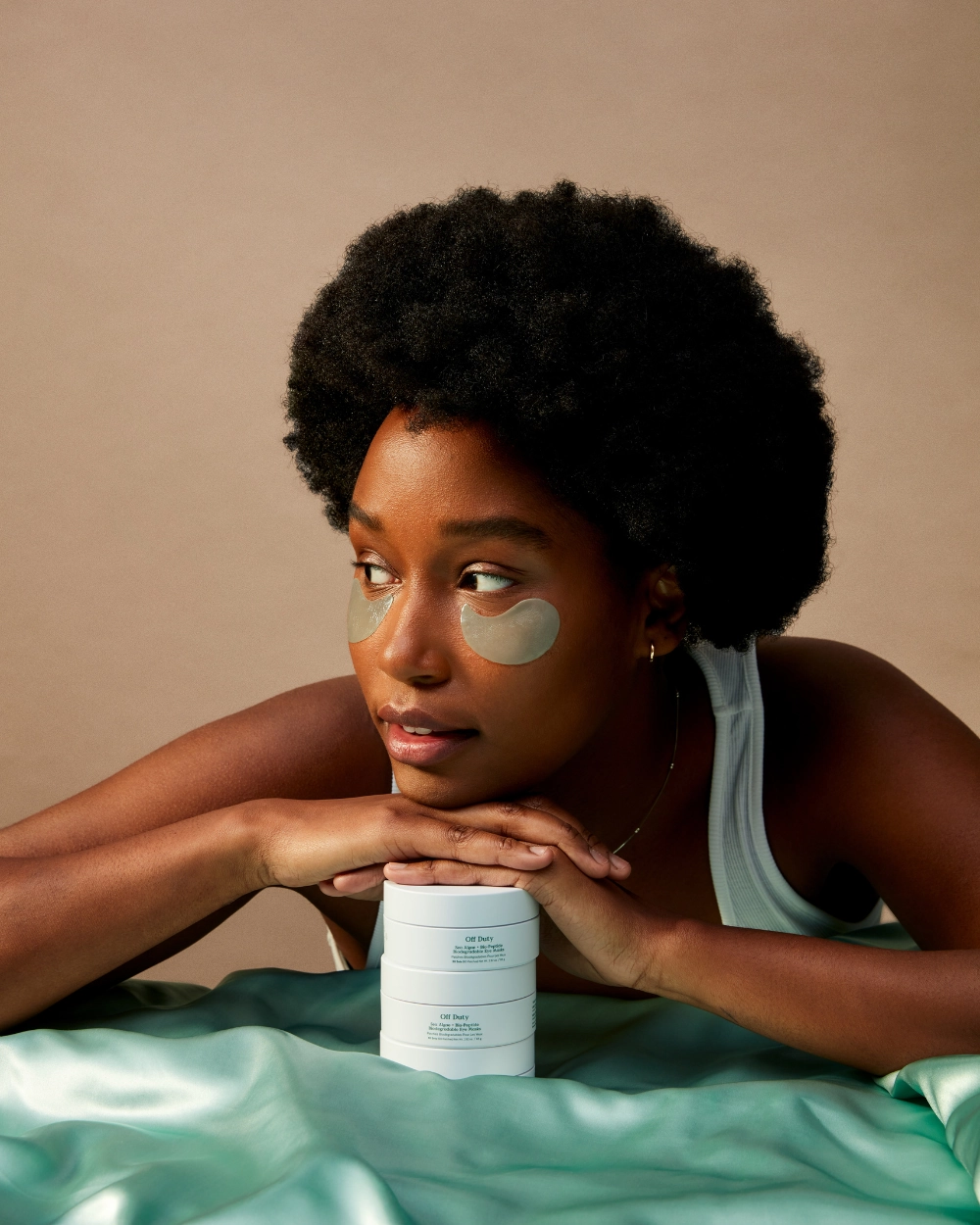 OffDuty™ Sea Algae   Bio-Peptide Smoothing Biodegradable Eye Masks