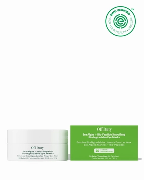 OffDuty™ Sea Algae   Bio-Peptide Smoothing Biodegradable Eye Masks