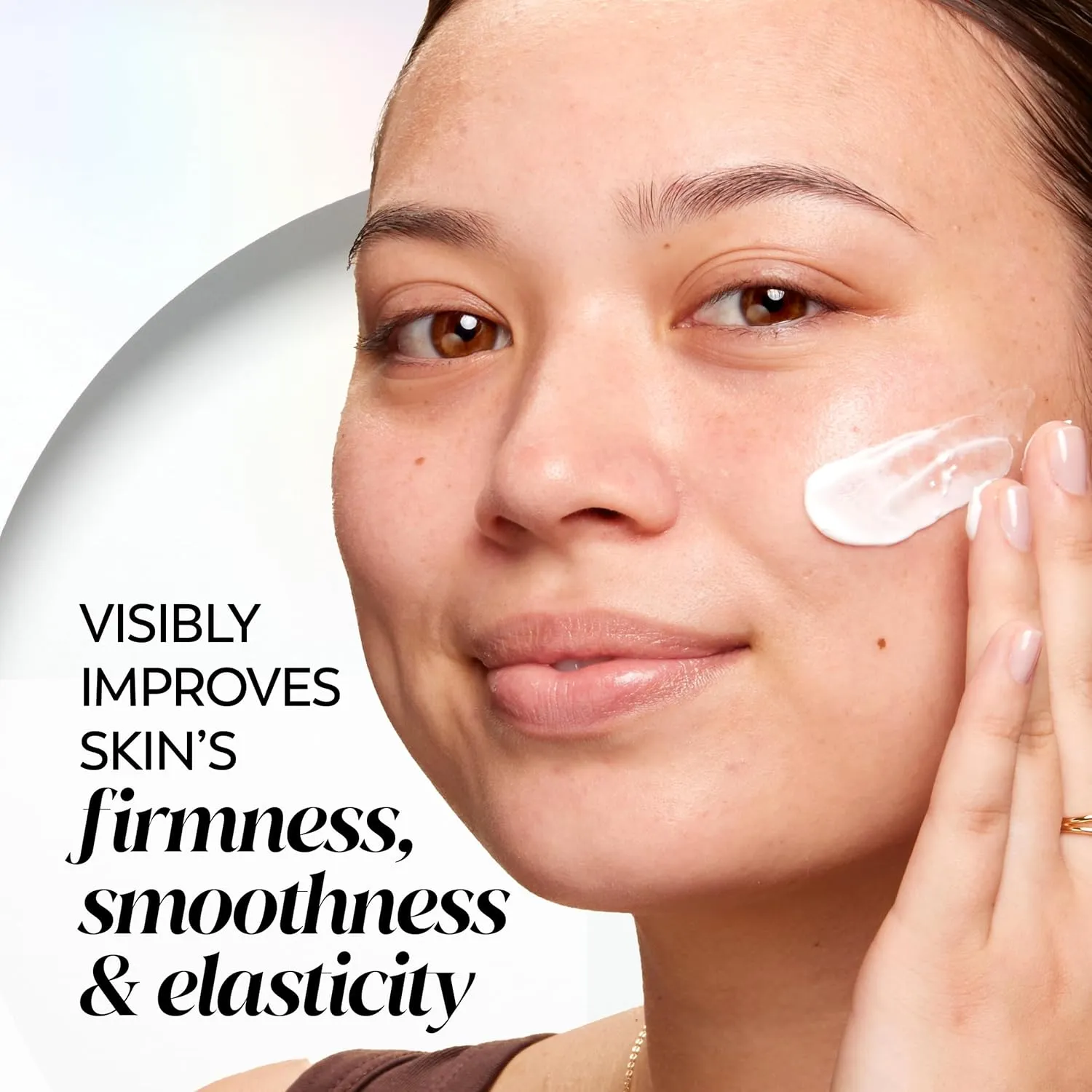 Olay Firm & Smooth Collagen Peptide Face Moisturizer, 2 oz Fragrance Free Firming Face Cream for Hydration and Skin Renewal, Recyclable Eco Jar Packaging