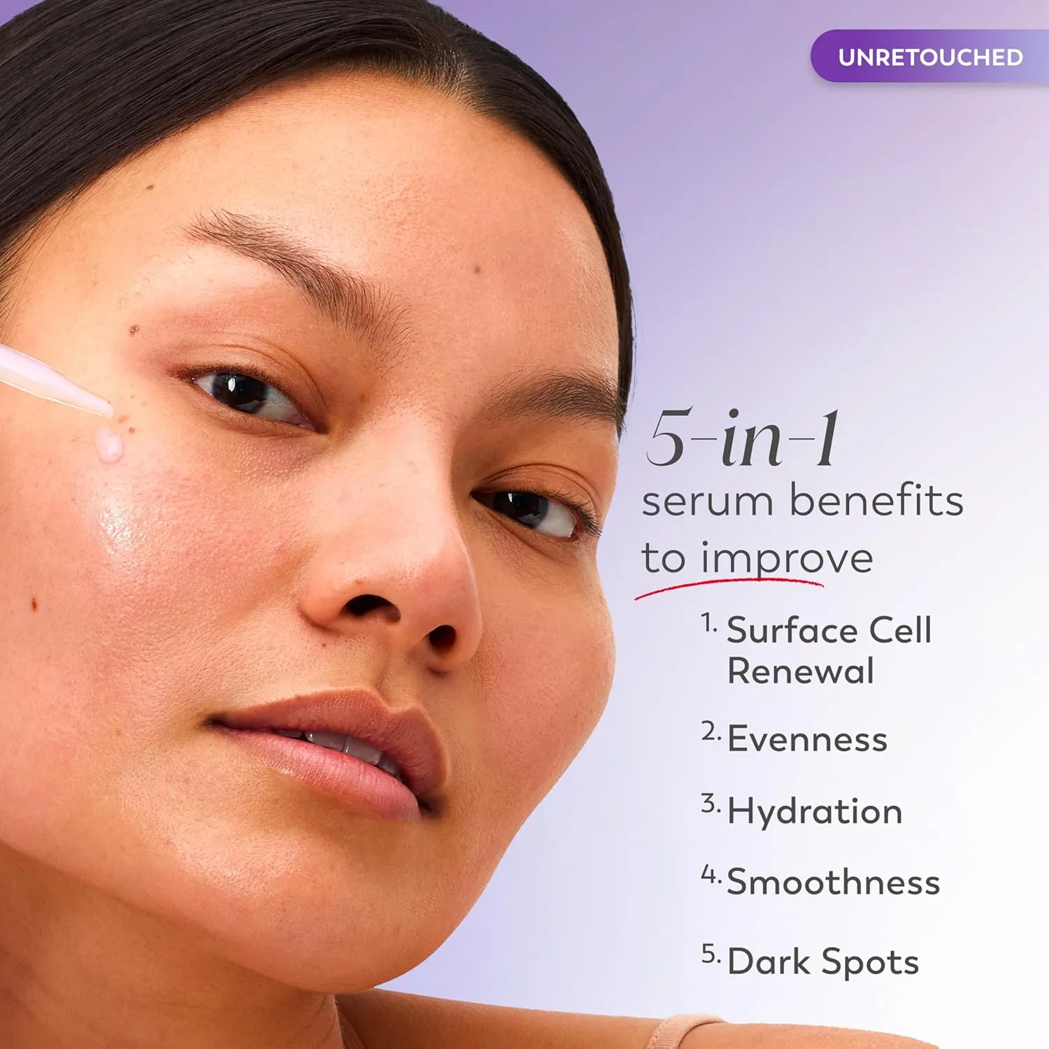 Olay Super Serum Night Repair, Fragrance-Free - Niacinamide, Peptide, Salicylic & Lactic Acid, Glycerin ​- 5-in-1 Skin Care Benefits - Hydrating, Evens Tone, Reduces Dark Spots, Anti-Aging, 1.0 Oz