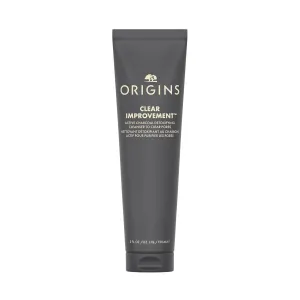 Origins Clear Improvement Detoxifying Cleanser to Clear Pores | Visibly Minimizes Pores | With Bamboo Charcoal & Salicylic Acid, 5 Fl Oz