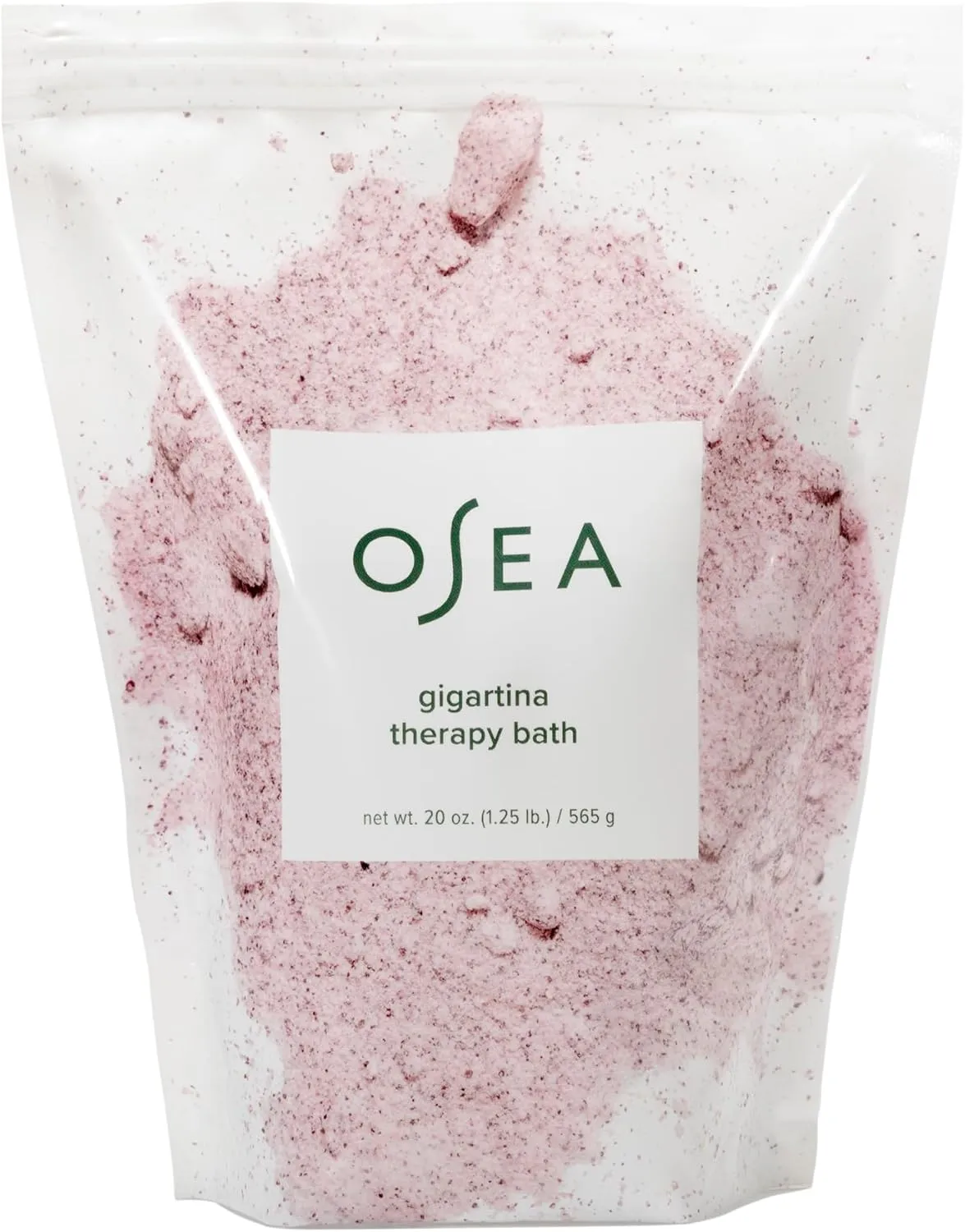 OSEA Gigartina Therapy Bath Soak 20 oz - Made with Gigartina - Luxurious Bath Salts for Women - Lavender Scented - Relaxing Bath Gifts - Moisturizing Soak for Dry Skin - Clean Beauty - Vegan