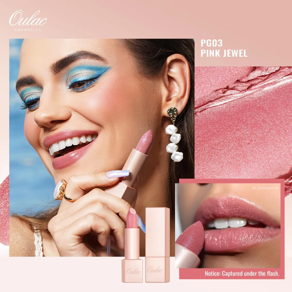Oulac Lipstick & Lipliner Set 3PCS High Impact Lipcolor with Moisturizing Formula, Vegan Beauty, Full-Coverage Lip Color, Gift Lipstick for Women, 04 11 PG03