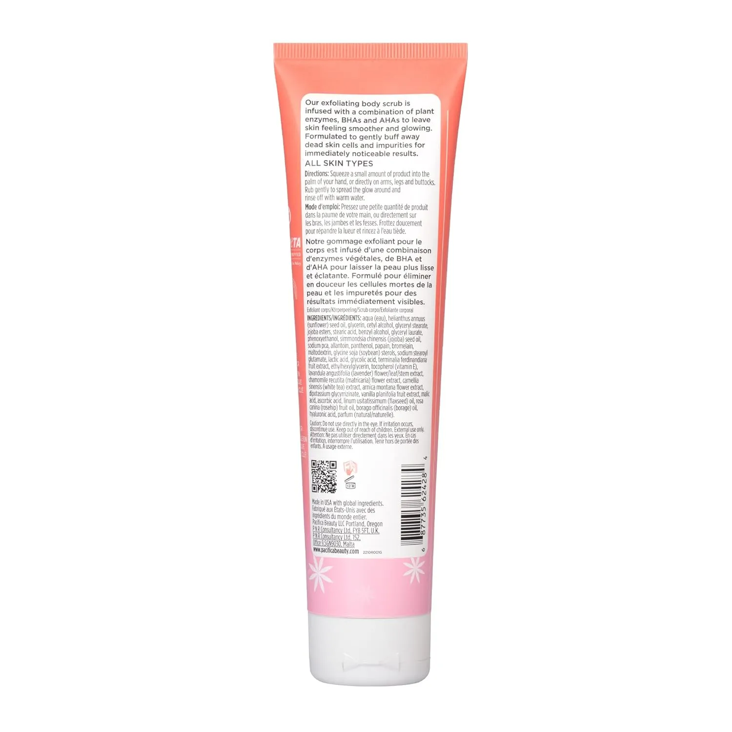 Pacifica Glow Baby Super Lit Enzyme Scrub, Unclogs Pores & Dissolves Skin Impurities, For All Skin Types, Vegan & Cruelty-Free, 4 Fl Oz
