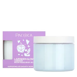 Pacifica Lavender Glow Shimmering Body Jelly – Moon-Kissed Illuminator & Hydrating Body Gel, Lightweight Glow Highlight with Lavender & Vanilla, Clean Beauty, Vegan, Cruelty-Free, 6 oz