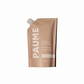 PAUME Exfoliating Hand Cleanser Refill Bag, Natural Exfoliating Soap with Essential Oils, Silicon Free, Paraben Free, Vegan, Hydrating Hand Soap for All Skin Types, 16.9oz