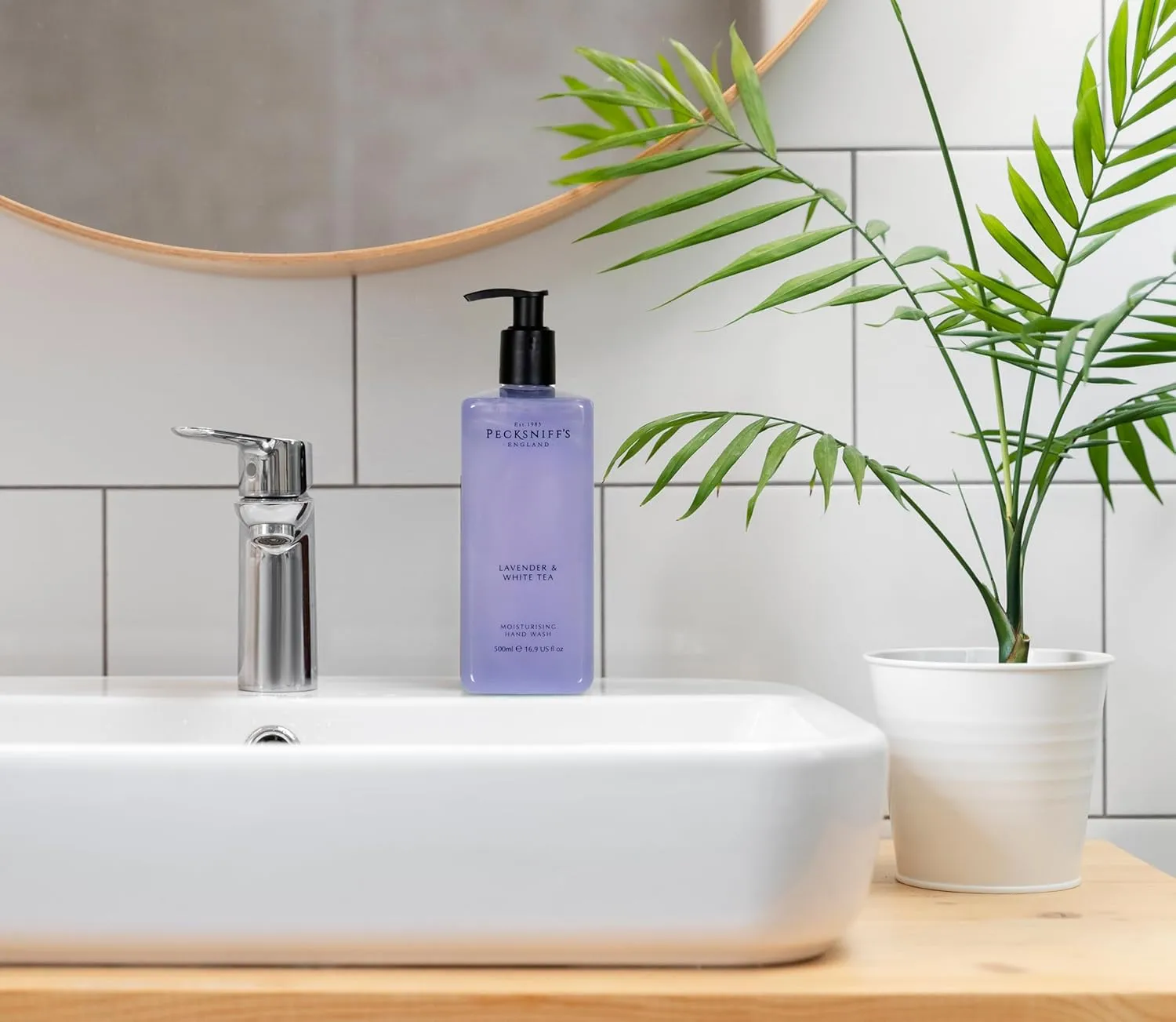 Pecksniff's Classic 500ml Hand Wash Lavender & White Tea