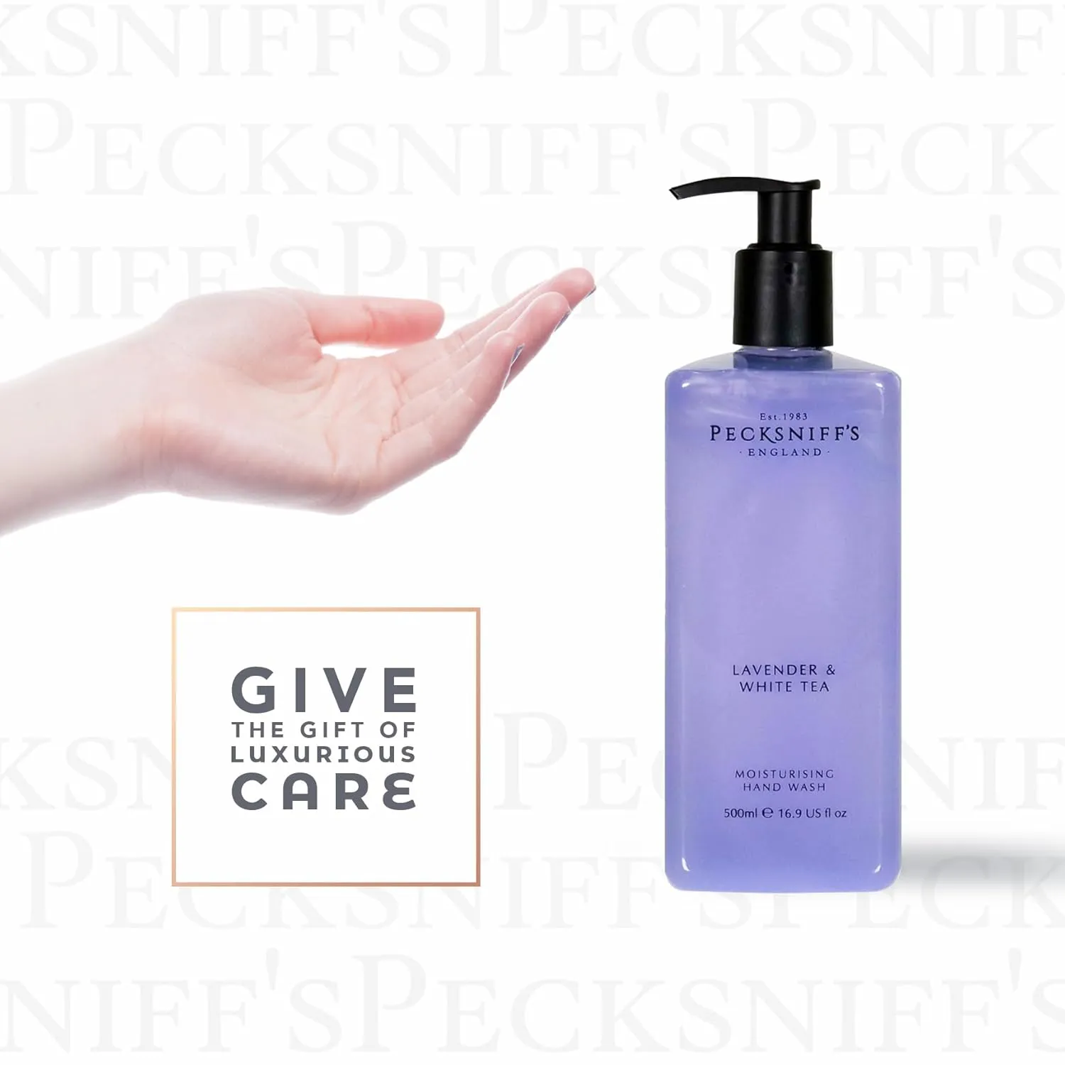Pecksniff's Classic 500ml Hand Wash Lavender & White Tea