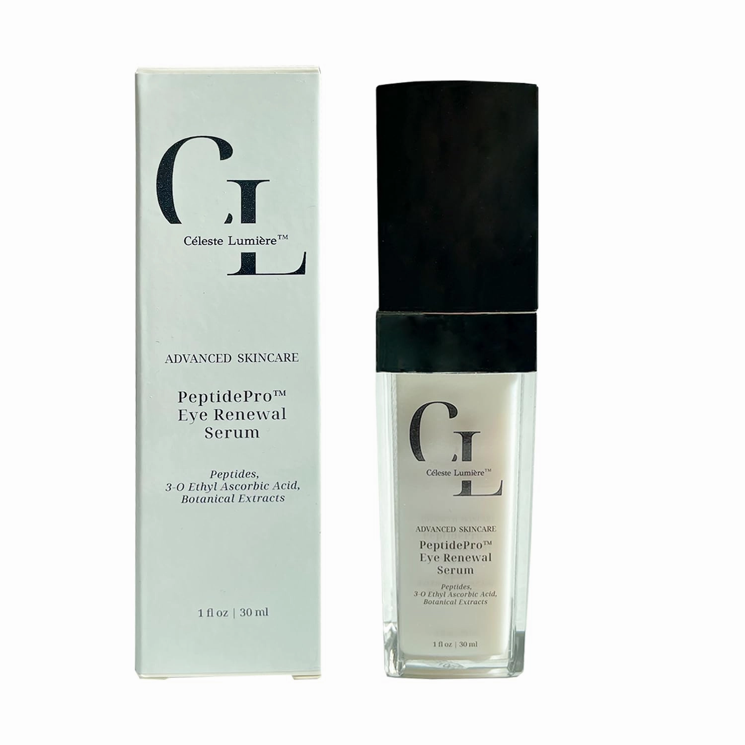 PeptidePro™ Renewal - Rejuvenating Peptide with Botanical Extrac - Hydrating Luxury Eye Contour with Hyaluronic Acid for Youthful Radiance – 1 fl oz / 30m