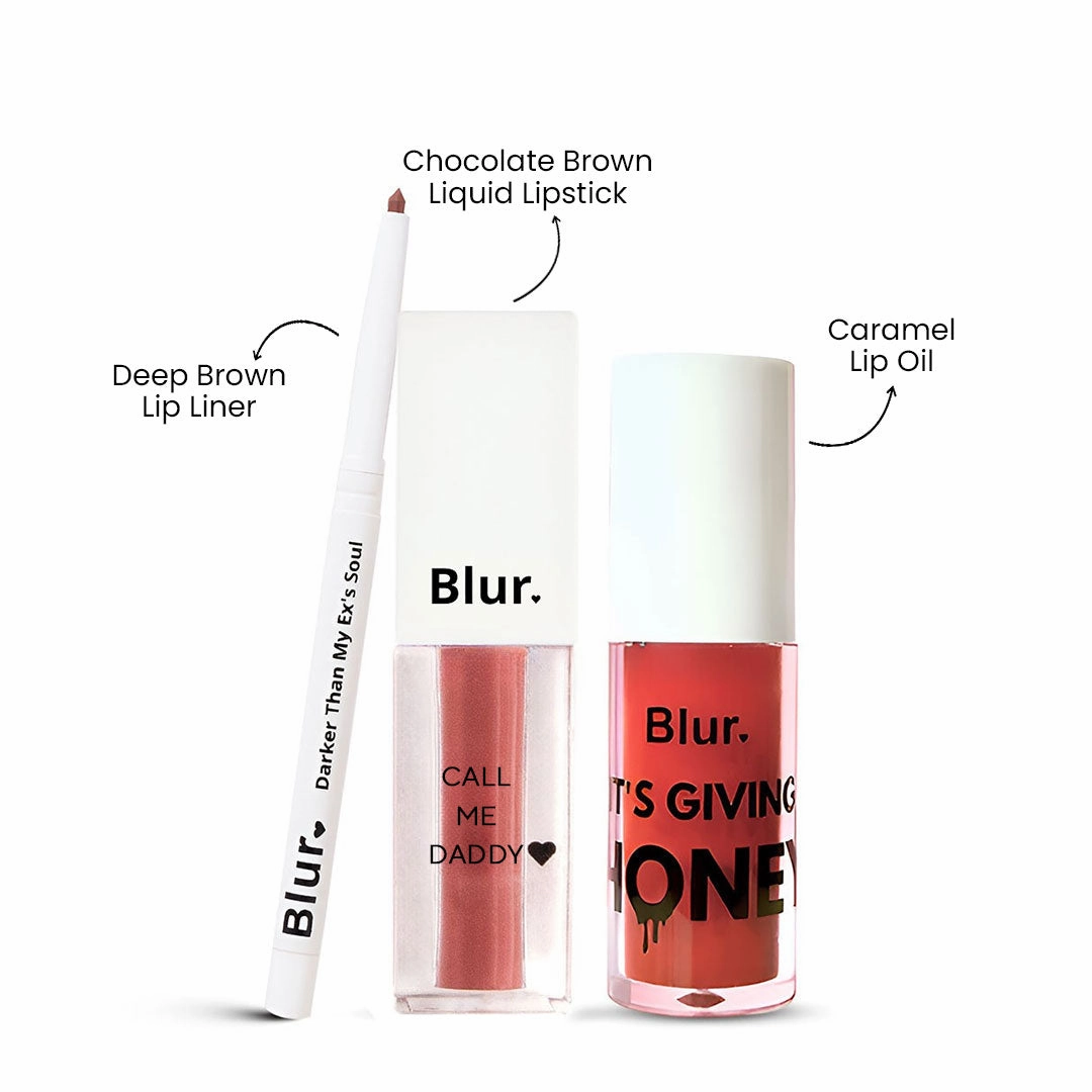 Perfect Lip Kit | Liquid Lipstick   Lip Oil   Lip Liner @999