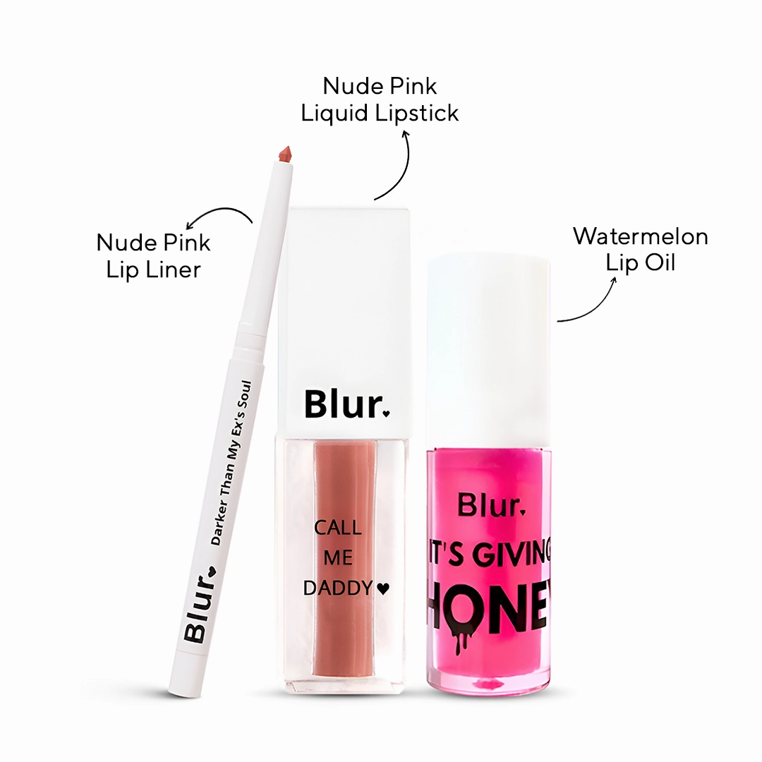 Perfect Lip Kit | Liquid Lipstick   Lip Oil   Lip Liner @999