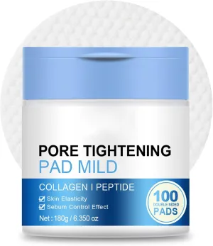 Pore Tightening Pads Mild (100 Pads) - Gentle Calming Toner Pad for Exfoliation, Minimizing Pores, and Blackhead Removal - Ideal for All Skin Types - Korean Skin Care (2)