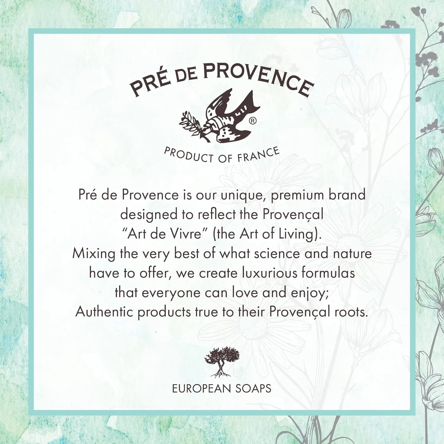 Pre de Provence Artisanal French Soap Bar Enriched with Shea Butter, Honey Almond, 8.8 Ounce
