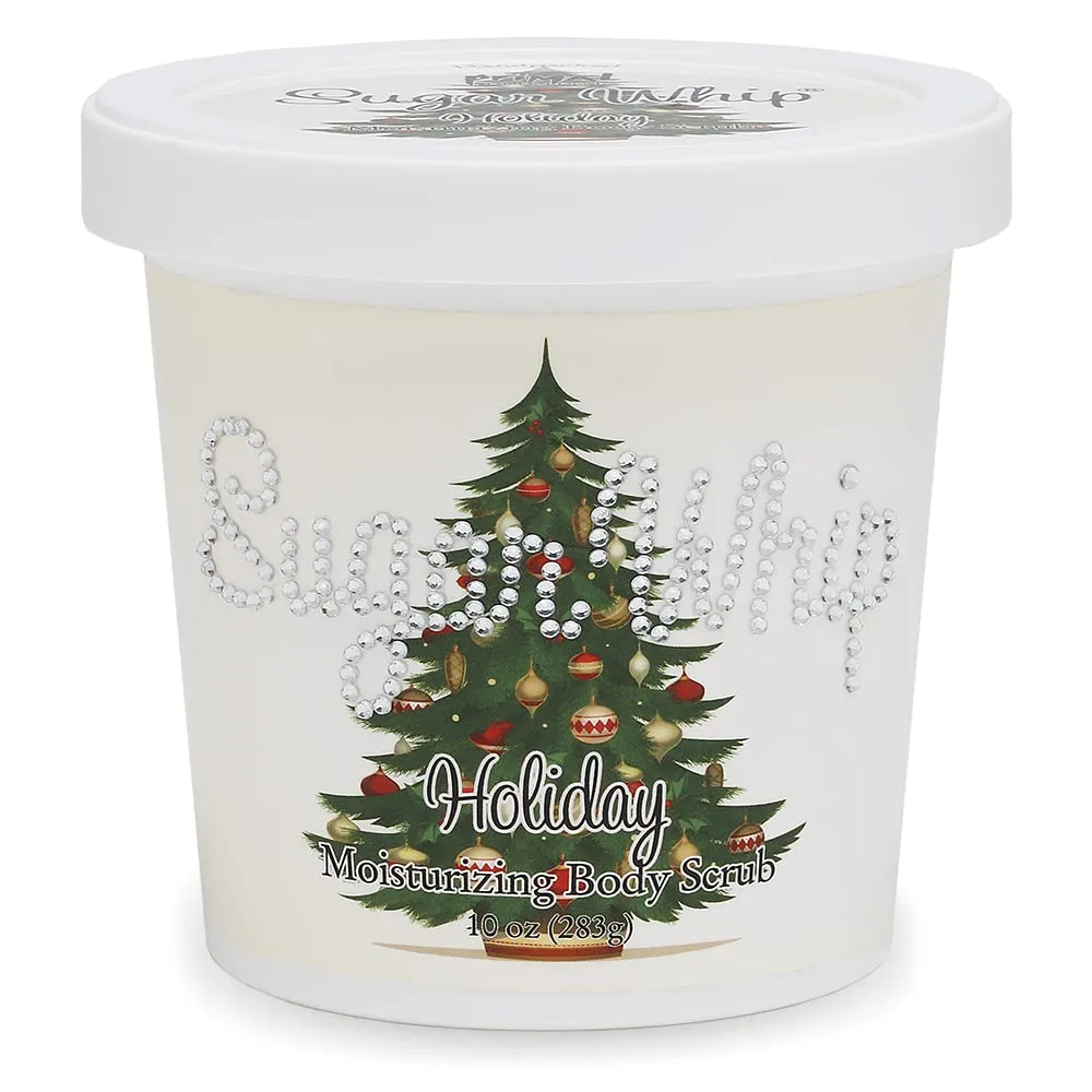 Primal Elements Sugar Whip, Exfoliating Sugar Scrub, Body Cleanser and Moisturizer - Holiday, 10 oz Package