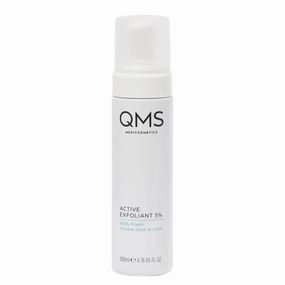 QMS Medicosmetics Body Balance 5% AHA/PHA Exfoliating Body Foam – Luxurious Foam for Well-Nourished Skin – Helps to Alleviate Irritation   Improves Elasticity – 6.76 oz