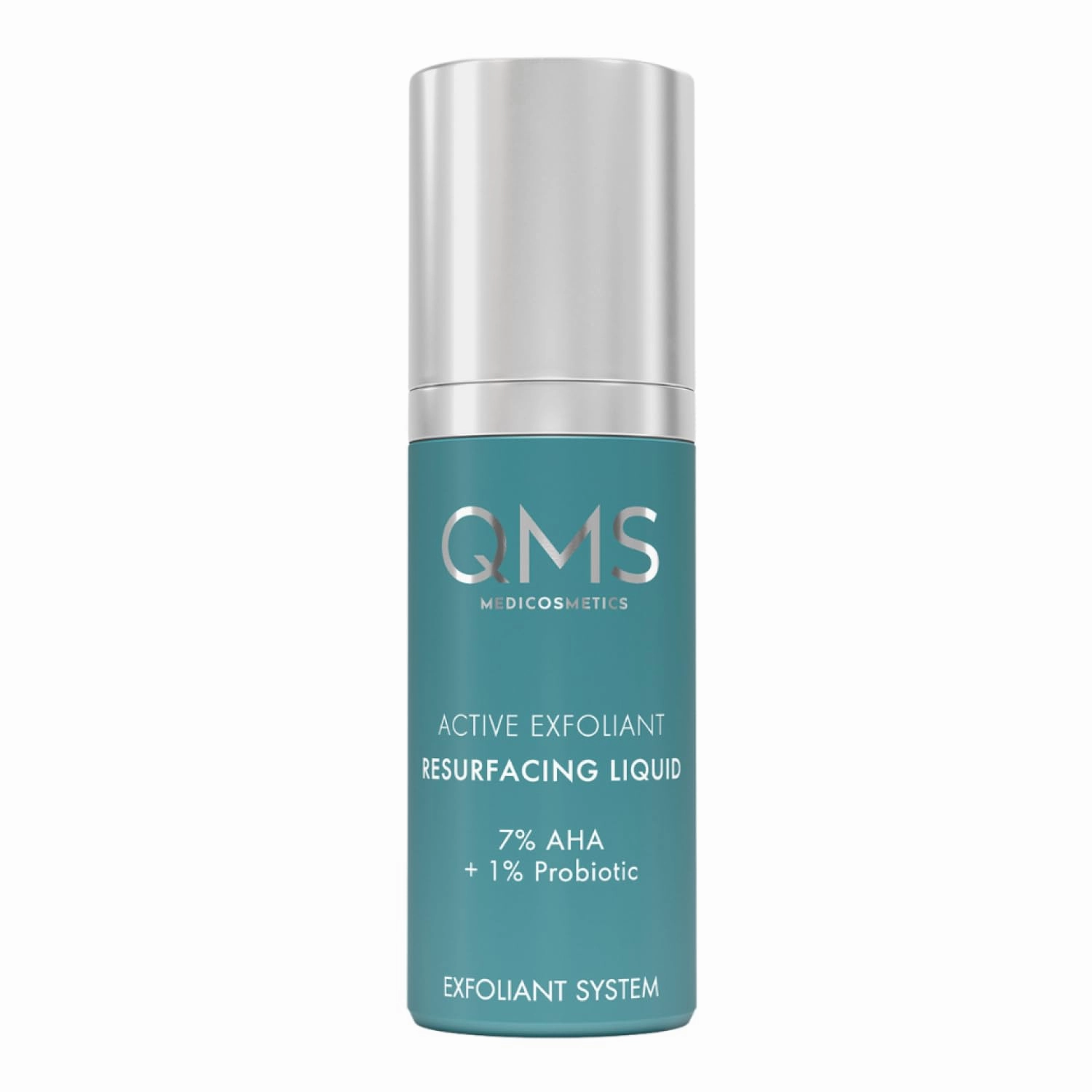 QMS Medicosmetics Resurfacing Liquid with 7% AHA   1% Prebiotics – Gentle Exfoliant with Medium Intensity, Removes Old Skin Cells   Stimulates Renewal – 1.01 oz