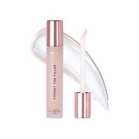 Queen Forget the Filler Lip Plumping Line Smoothing Gloss - Rosy Outlook - Premium Volumizing Lip Gloss with Natural Ingredients Designed to Plump, Firm, and Hydrate Lips 0.19 oz