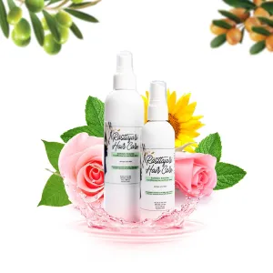 Rastta Locs Rosewater and Mint Conditioning Loc and Body Refreshing Spray for locs, type 4 hair, Braids, Organic, Vegan Hair Moisturizer, Dreadlock Spray with Aloe. - Tropical Mint Fragrance - 8oz