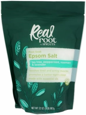 Real Root Foot Soak Epsom Salt - 2 lbs (32 oz)