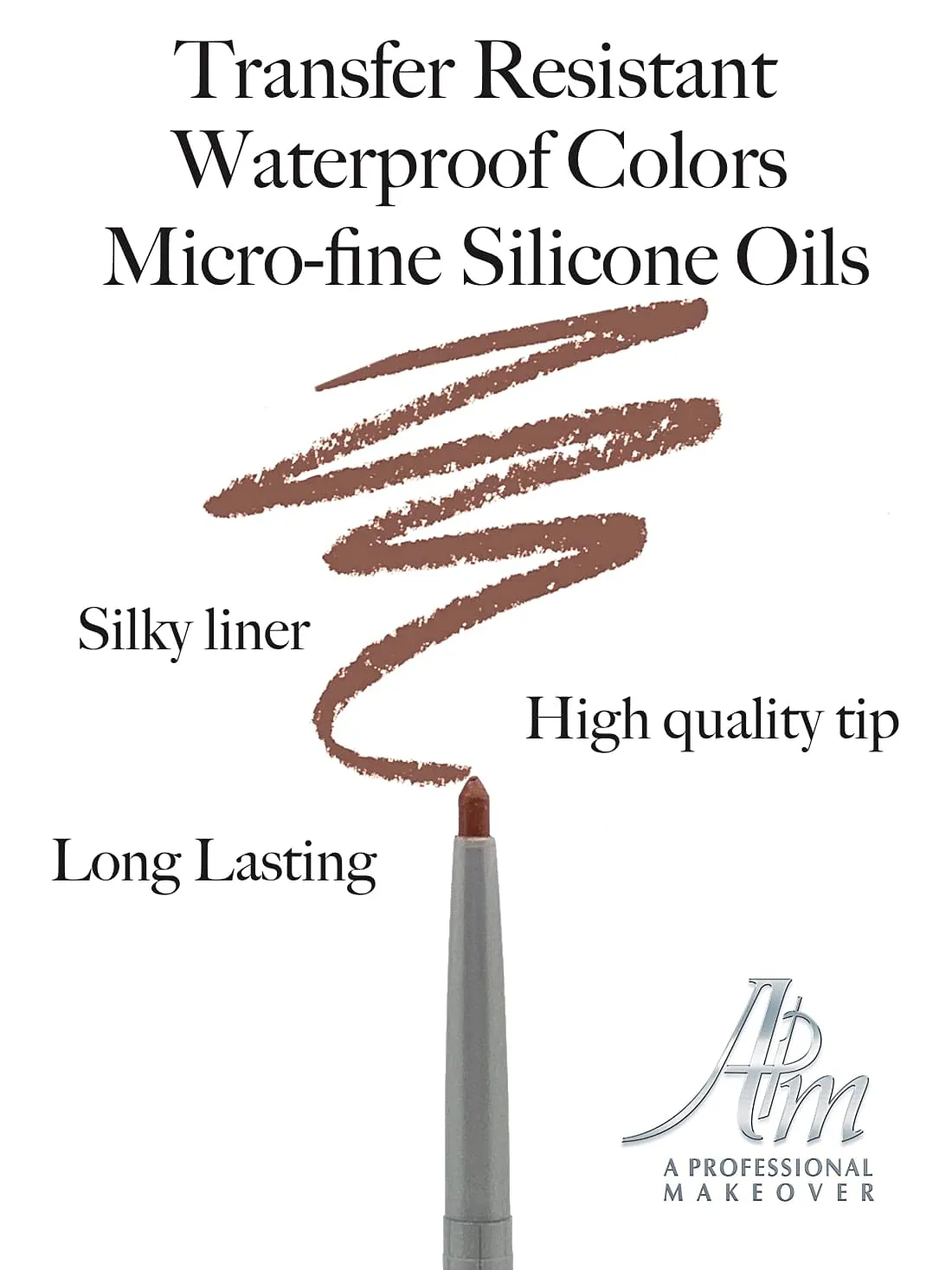 Retractable Lipliner with Sharpener Transfer Resistant Long Lasting Waterproof Colors Enriched with Aloe Available in 12 Arpeggio Colors by A Professional Makeover (Amaretto Arpeggio)