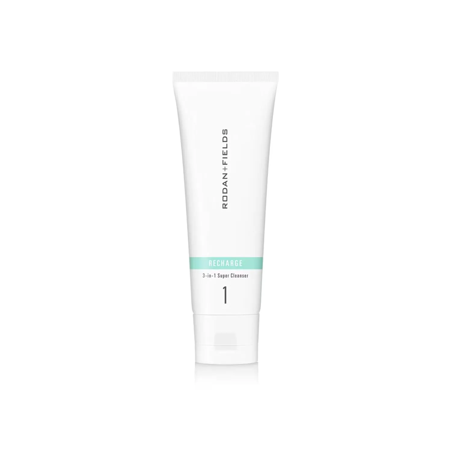 RODAN   FIELDS RECHARGE 3-in-1 Super Cleanser | 125 mL | Daily Exfoliating Gel Cream Face Wash with Australian Lime Pearl Extract & Electrolytes | Removes Makeup, Oil, & Dirt | Smoothing Skin Care