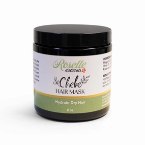Roselle Naturals Chebe Hair MASK for Damaged Hair and Growth, Deep Conditioning Hair Mask, Hair Repair Treatment Hydrating Hair Mask, Made with Shea and Mango Butter for Ultimate Hydration (8oz)