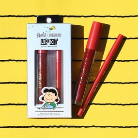 RUDE Peanuts Lip Kit - Lip Liner   Matte Lip Color - You Blockhead