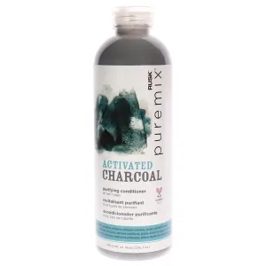 RUSK Puremix Activated Charcoal Purifying   Detoxifying, Removes Build Up, Absorbs Dirt   Oil, Softens Hair, Sulfate-Free