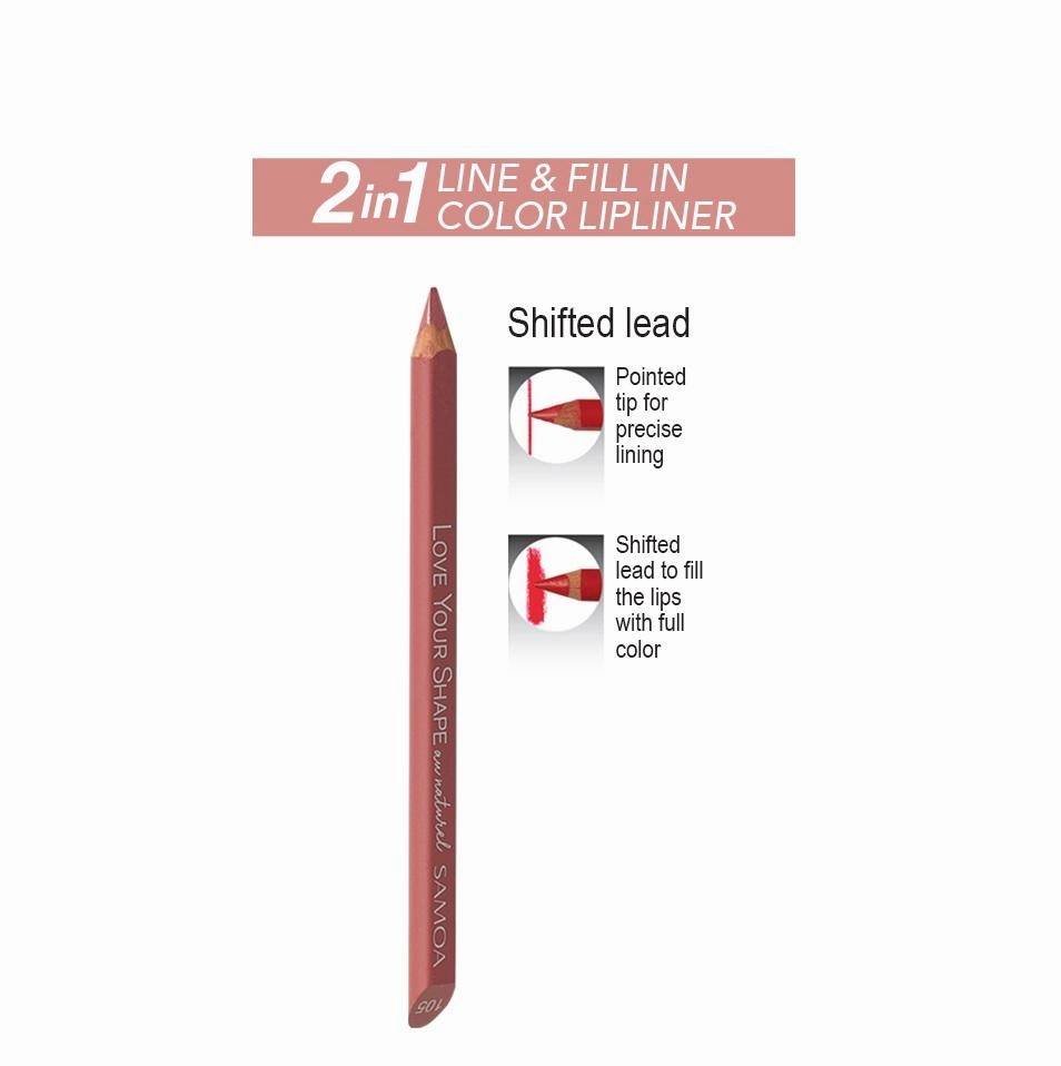 Samoa Love Your Shape Line & Fill au naturel Lip Liner