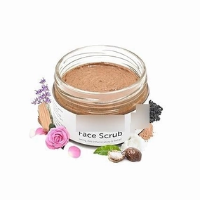 Shea Butter Exfoliating Scrub, 150g | Natural Herbal Scrub for Face & Body | Cleansing, Detan, Blackhead & Dead Skin Remover